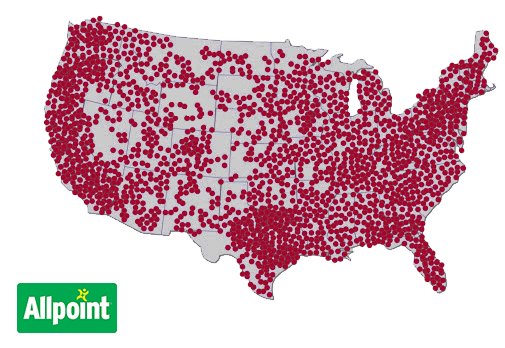 Allpoint Network map